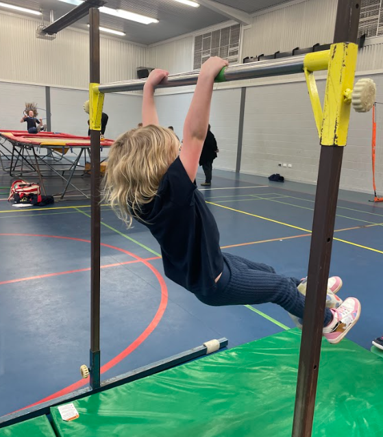Trampolines and gymnastics: Tri-Skills at Porties