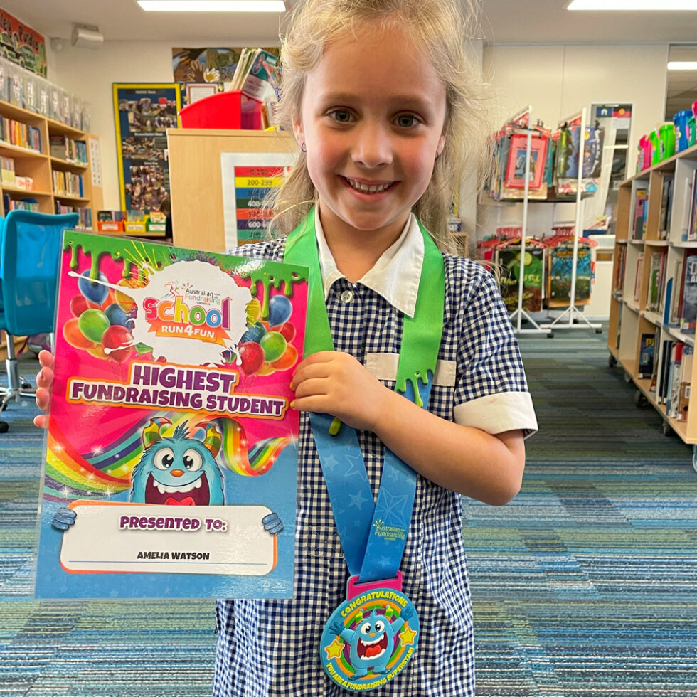 Amelia Colour Fun Run highest fundraising student 2023 ♦ Port Noarlunga